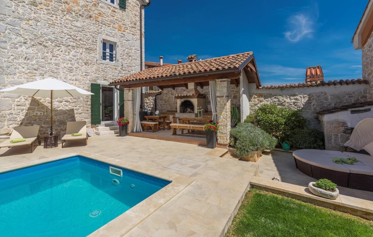 Beautiful Stone House - Villa Parentium With Private Pool Dračevac 외부 사진