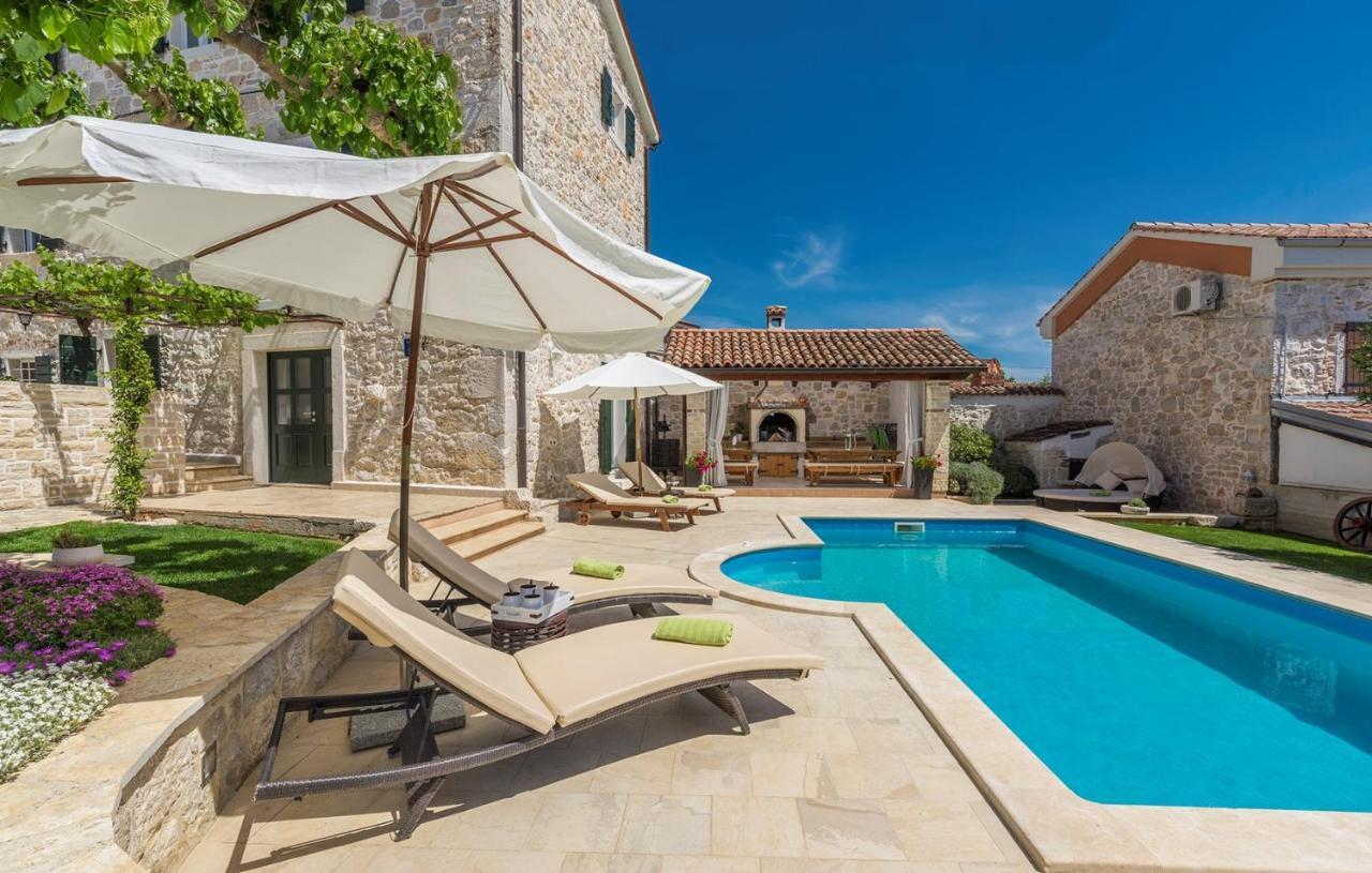 Beautiful Stone House - Villa Parentium With Private Pool Dračevac 외부 사진